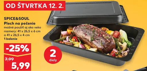 SPICE&SOUL Plech na pečenie
