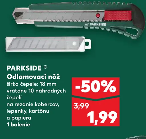 Parkside Odlamovací nôž
