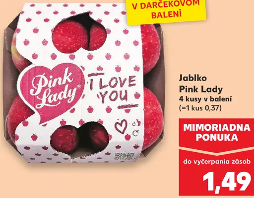 Jablko Pink Lady darčekové balenie