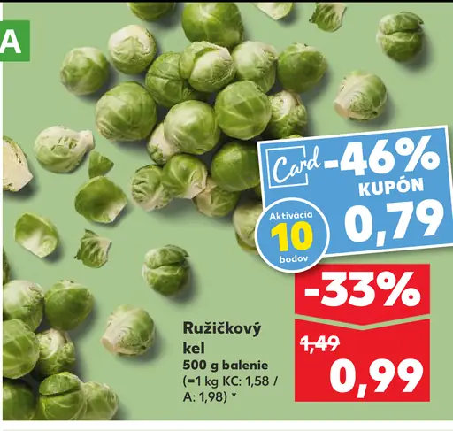 Ružičkový kel čerstvý