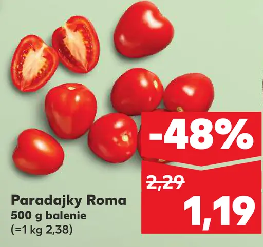 Paradajky Roma