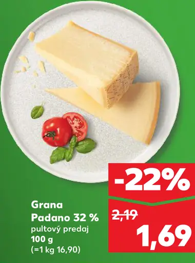 Grana Padano 32 % syr