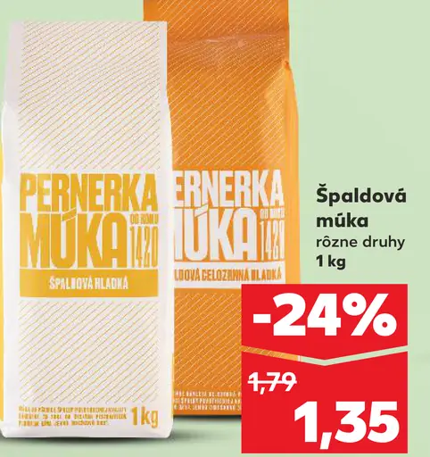 Pernérka špaldová múka