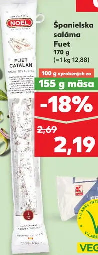 Noel Španielska saláma Fuet