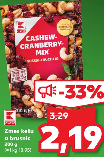 K-Classic Zmes kešu a brusníc