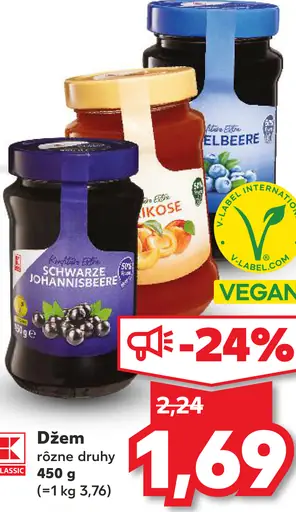 K-Classic Džem rôzne druhy