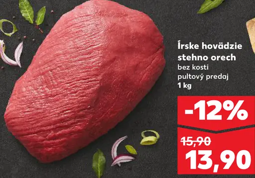 Írske hovädzie stehno orech bez kosti