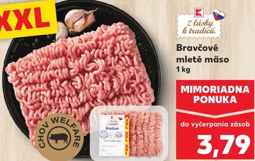 Bravčové mleté mäso