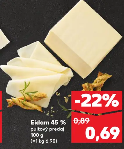 Eidam syr 45 %