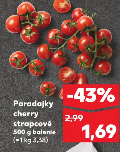 Paradajky cherry strapcové