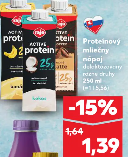 Rajo Active protein nápoj kokos