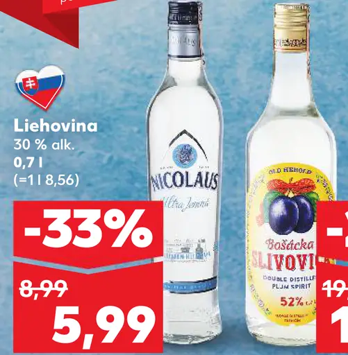 Liehovina 30 % alk.