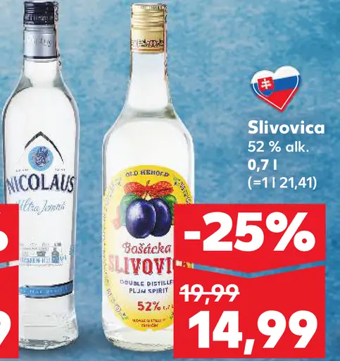 Bošácka slivovica 52 % alk.