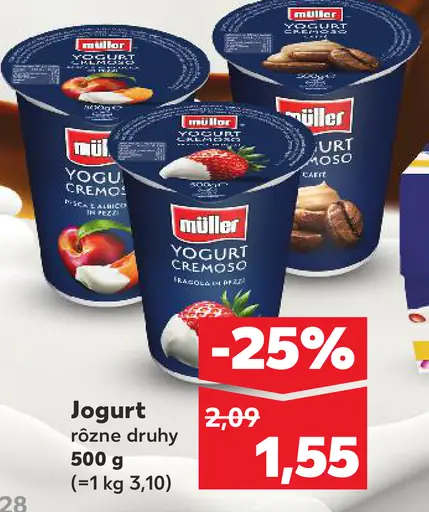 Müller jogurt rýžový rôzne druhy
