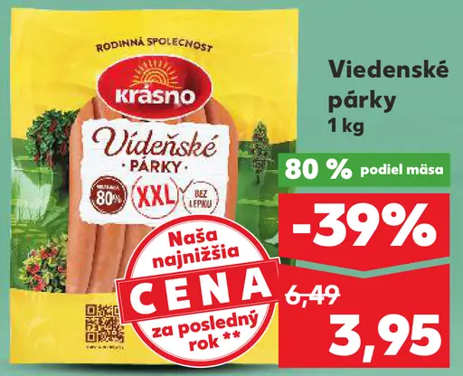 Kráľovský dvor Viedenské párky XXL