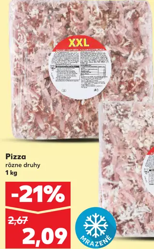 Pizza mrazená XXL