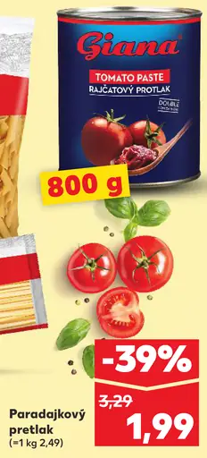 Giana paradajkový pretlak