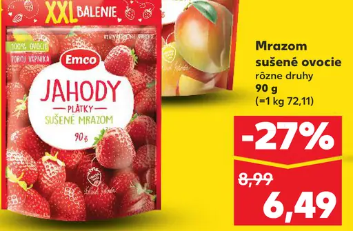 Emco Jahody sušené mrazom