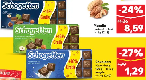 Schogetten Čokoláda