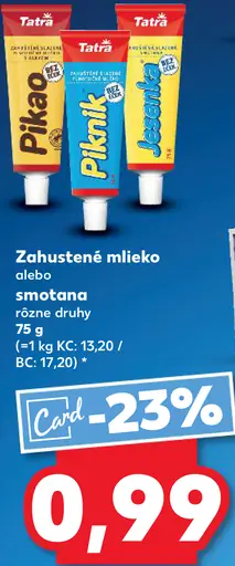 Tatra Piknik zahustené sladené mlieko