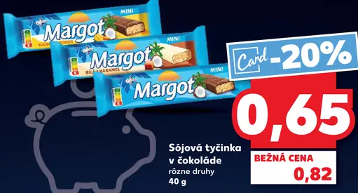 Margot Sójová tyčinka v čokoláde