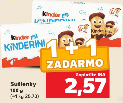 Kinder sušienky