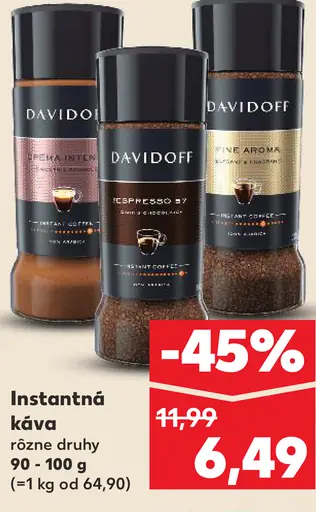Davidoff Instantná káva