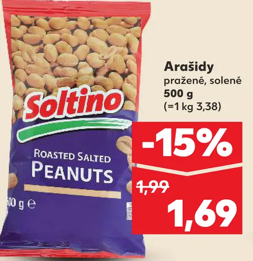 Soltino pražené solen é arašidy