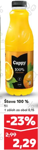 Cappy 100 % šťava