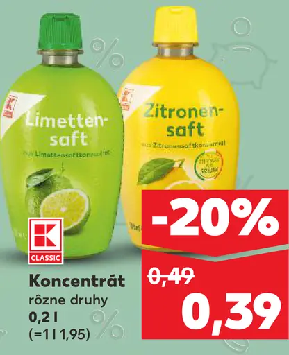 K-Classic Limettensaft koncentrát