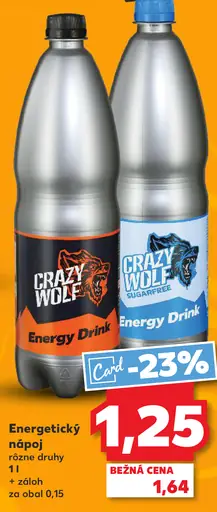 Crazy Wolf Energetický nápoj