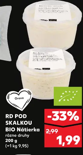 RD pod Skalkou BIO nátierka rôzne druhy