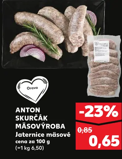 Anton Skurčák jaternice mäsové