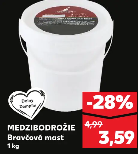 Medzibodrožie bravčová masť