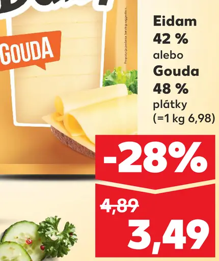 Deli Q Daily gouda plátky