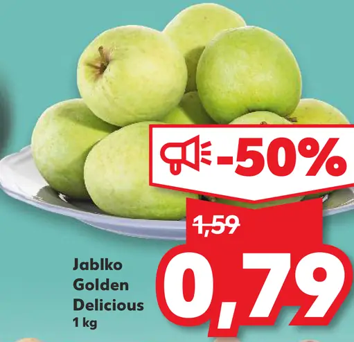 Jablko Golden Delicious