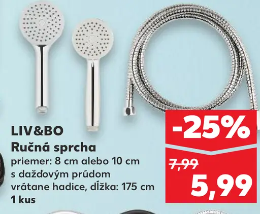 LIV&BÔ sprchová rukoväť