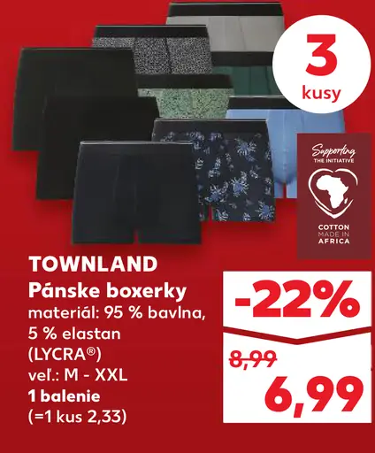 Townland Pánske boxerky