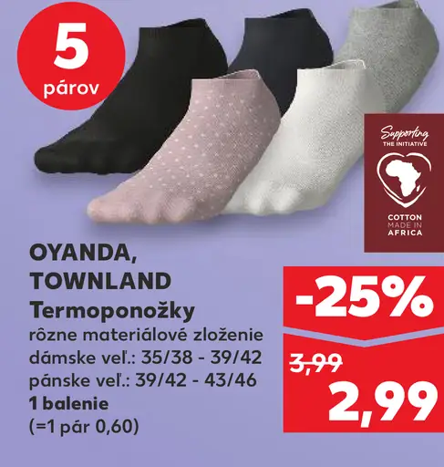 Oyanda, Townland termoponžky