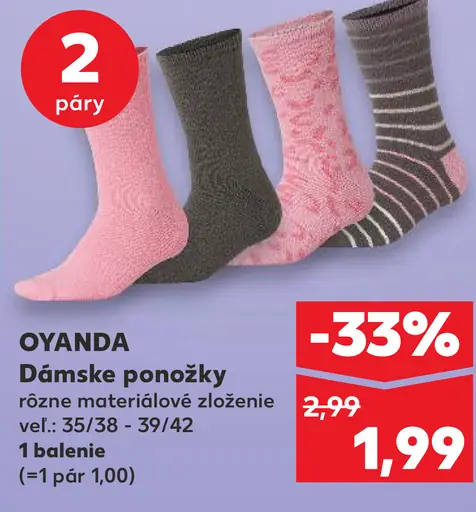 Oyanda Dámske ponožky