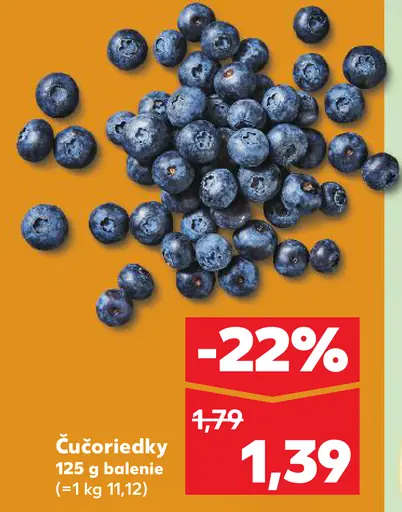 Čučoriedky čerstvé