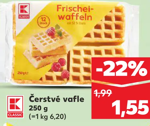 K-Classic Čerstvé vafle