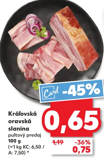 Kráľovská oravská slanina