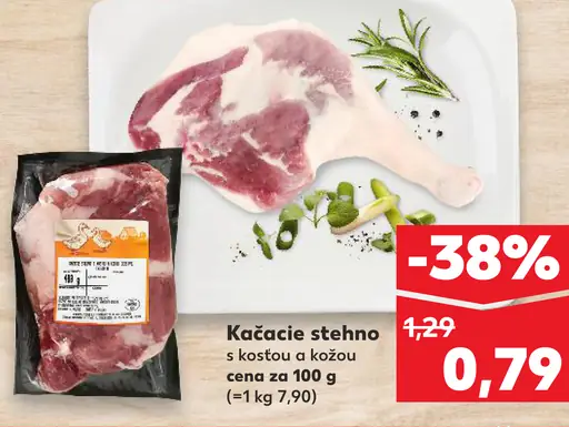 Kačacie stehná s kožou