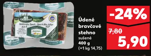 Údené bravčové stehno sušené