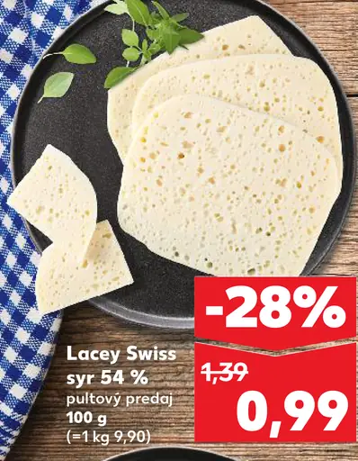 Lacey Swiss syr 54 %