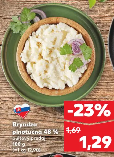 Bryndza plnotučná 48 %