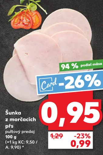 Šunka z morčacích pŕs