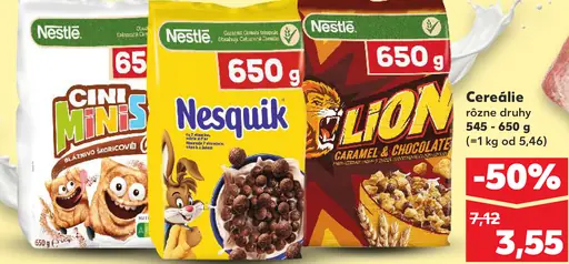 NESTLÉ CINI MINIS cereálie