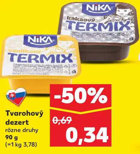 Nika Termix tvarohový dezert